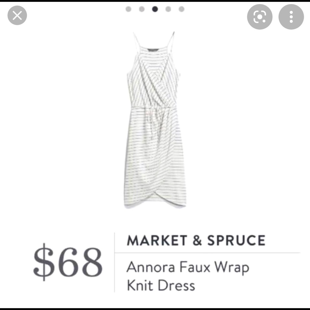 Market & Spruce faux wrap dress